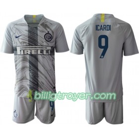 Billige Fotballdrakter Inter Milan ICARDI 9 Barn Tredjedraktsett 2018/19 Kortermet
